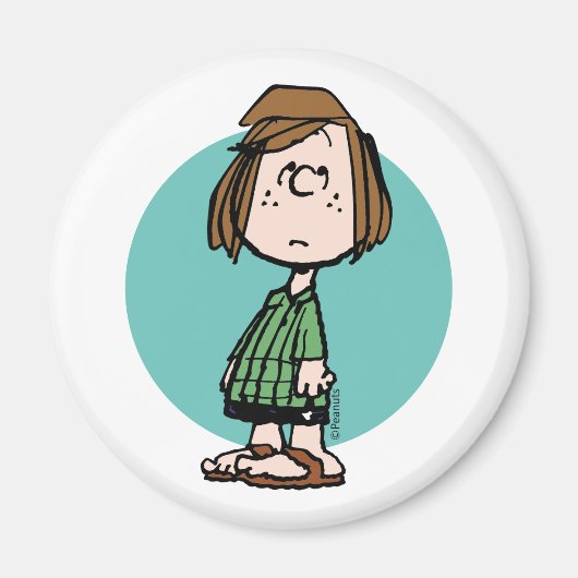 Peppermint Patty Rolling Eyes Magneet (Voorkant)