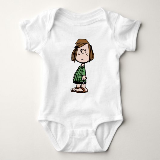 Peppermint Patty Rolling Eyes Romper (Voorkant)