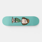 Peppermint Patty Rolling Eyes Skateboard (Horizontaal)