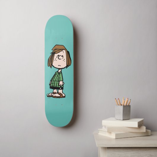 Peppermint Patty Rolling Eyes Skateboard (Muurkunst)
