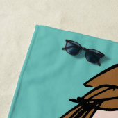 Peppermint Patty Rolling Eyes Strandlaken (In situ)