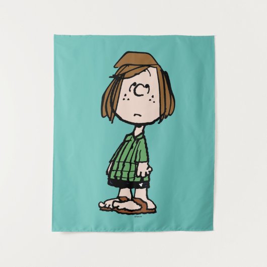 Peppermint Patty Rolling Eyes Wandkleed (Voorkant)