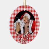 Peppermint Photo Ornament (Rechts)