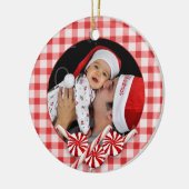 Peppermint Photo Ornament (Links)