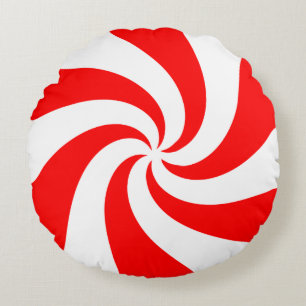 Peppermint Pillow Rond Kussen