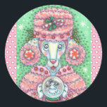 PEPPERMINT PINK POODERS, CHRISTMAS CHIENS STICKERS<br><div class="desc">JOLIMENT EN ROSE PEPPERMINT,  POODLE FRANÇAIS AVEC SON SNOWMAN SNOWGLOBE. Tôle POITRINE CHRISTMAS,  Tôle ronde,  rose/blanc Pointe Bordure *Personnaliser ... Chercher Les Objets Correspondants Susan Brack Design</div>