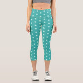 Peppermint Polka Dot Capri Leggings (Recto)