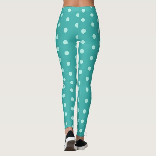 Peppermint Polka Dot Dot Dot Dames Leggings (Dos)