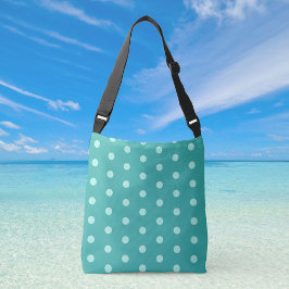 Peppermint Polka Dot Medium Crossbody Bag Tas