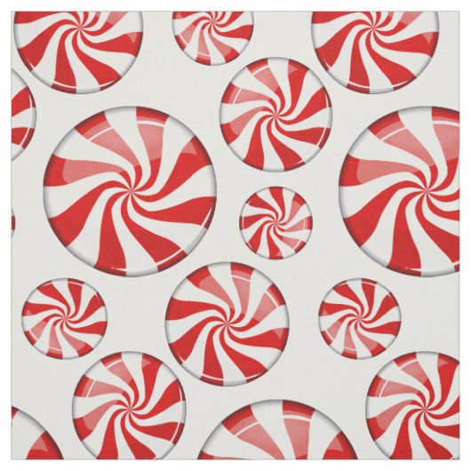 Peppermint Rounds Stof (Swatch)