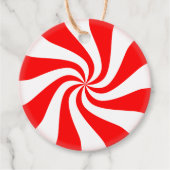 Peppermint-Snoep Bedankjes Labels (Voorkant)