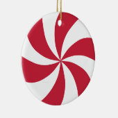 Peppermint-Snoep Keramisch Ornament (Rechts)