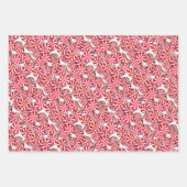 Peppermint Snoep Kerstmis  Inpakpapier Vel (Voorkant)