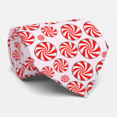 Peppermint Snoep Kerstmis Stropdas (Opgerold)