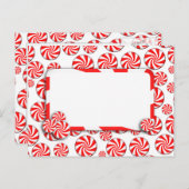 Peppermint-Snoep met Label Briefkaart (Voorkant / Achterkant)