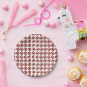 Peppermint Snoep Mints Kerstfeestartikelen Papieren Bordje (Feest)