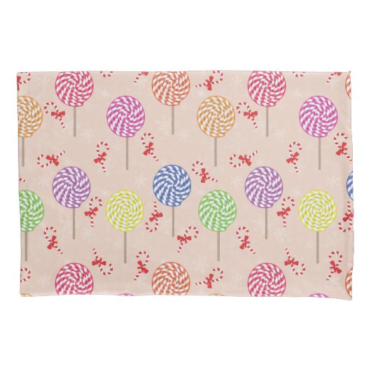 Peppermint Snoep Mints Kerstmis, snoepsnoeren Kussensloop (Voorkant)