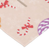 Peppermint Snoep Mints Kerstmis, snoepsnoeren Tafelkleed (Gekanteld)
