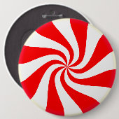 Peppermint-Snoep Ronde Button 6,0 Cm (Voorkant /achterkant)