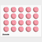 Peppermint-Snoep Ronde Sticker (Vel)