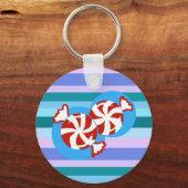 Peppermint-Snoep Sleutelhanger (Voorkant)