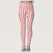 Peppermint Snoepjes Kerstmis Leggings (Voorkant)