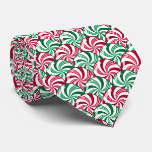 Peppermint Snoepjes Kerstmis Stropdas