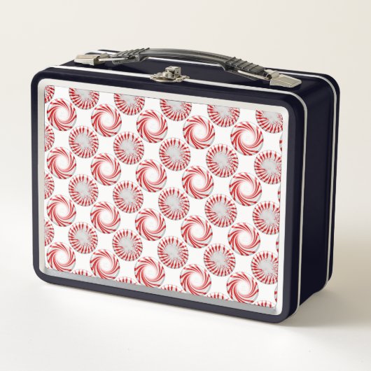Peppermint Snoepjes Pattern Lunch Box (Voorkant)