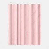 Peppermint striped Fleece Blanket (Voorkant)