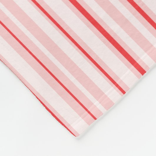 Peppermint striped Fleece Blanket (Hoek)