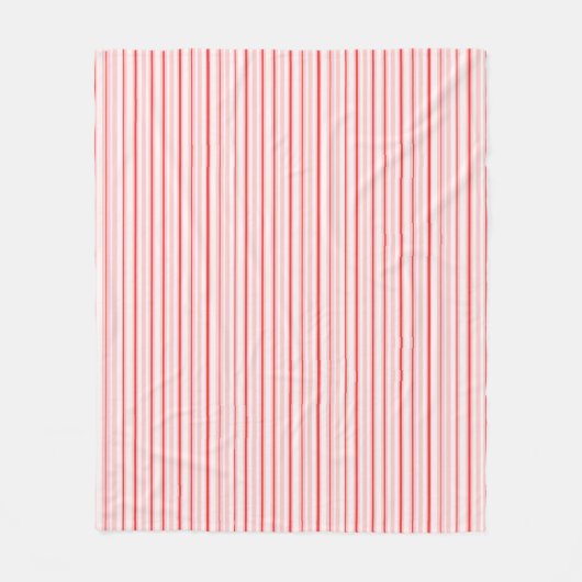 Peppermint striped Fleece Blanket Deken (Voorkant)