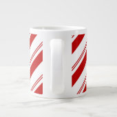 Peppermint Stripes Extra Grote Beker (Achterkant)