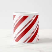 Peppermint Stripes Extra Grote Beker (Voorkant)