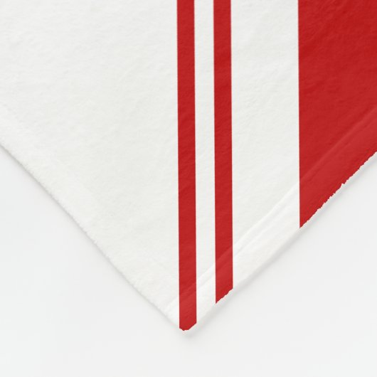 Peppermint Stripes Fleece Deken (Hoek)