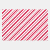 Peppermint Stripes-omslagpapier Inpakpapier Vel (Voorkant)