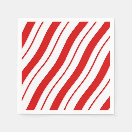Peppermint Stripes Servetten (Voorkant)