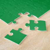 Peppermint Swirl Dog Paw in rood-groen wit Legpuzzel (Zijkant)