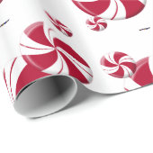 Peppermint Swirl-Snoep Cadeaupapier (Rol Hoek)