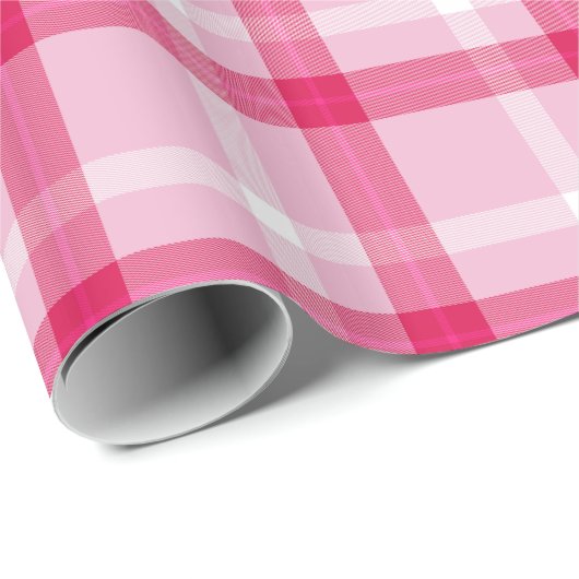 Peppermint Tartan voor Kerstmis Cadeaupapier (Rol Hoek)