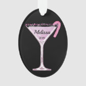 Peppermintini Cocktail - Gepersonaliseerd Ornament (voorkant)