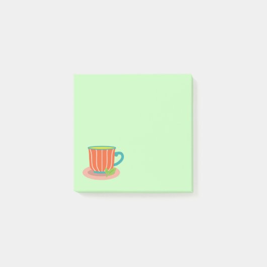 Peppermintthee voor theeliefhebbers post-it® notes (Voorkant)