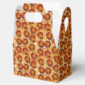 Pepperoni en Cheese Pizza Patroon Bedankdoosjes (Geopend)