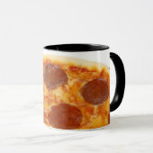 Pepperoni et fromage, pizza Mug (Devant droit)