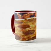 Pepperoni Pizza 15 oz Combo Mok (Voorkant links)