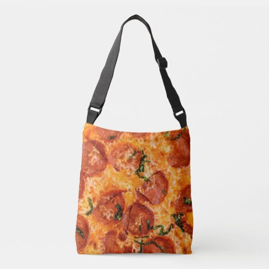 PEPPERONI PIZZA 2-CANVAS TAS (Voorkant)