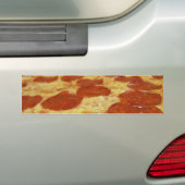 pepperoni pizza bumpersticker (Op auto)