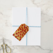 Pepperoni Pizza Cadeaulabel (Met Touw)