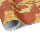 pepperoni pizza cadeaupapier (Rol Hoek)
