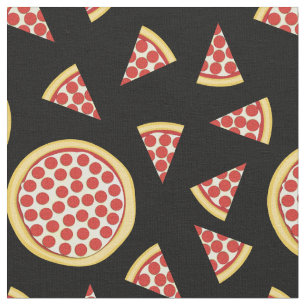 Pepperoni Pizza Cute Food Kinderen Stof