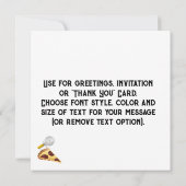 Pepperoni Pizza Dag Kaart (Achterkant)